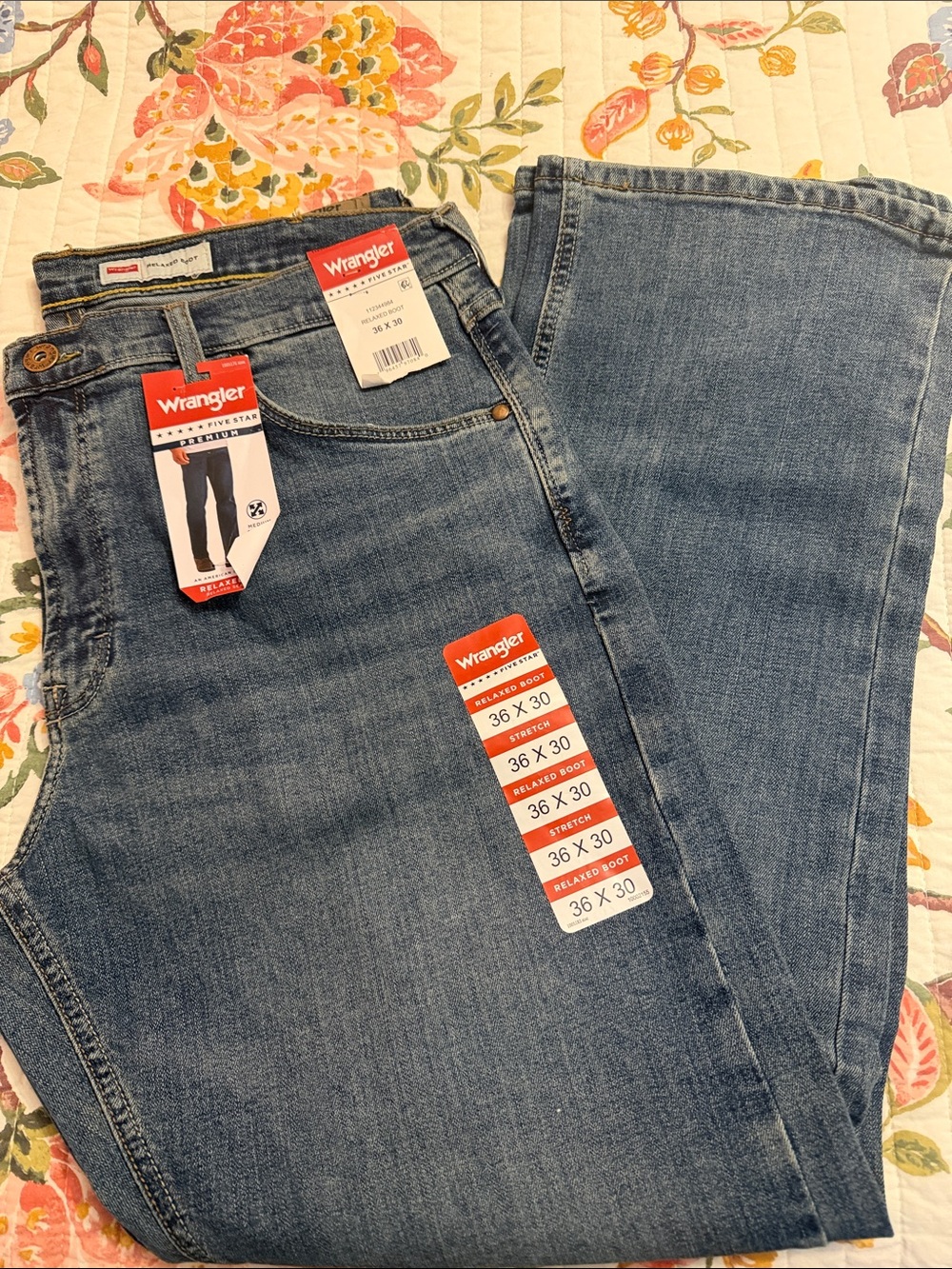Wrangler Women’s Bootcut Jeans - Light Blue Denim Wash